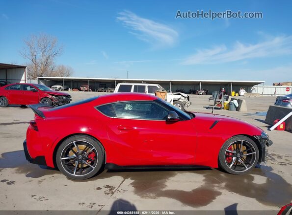 WZ1DB0C03NW046516 2022 TOYOTA GR SUPRA Red სალონის 360-გრადუსიანი ხედი