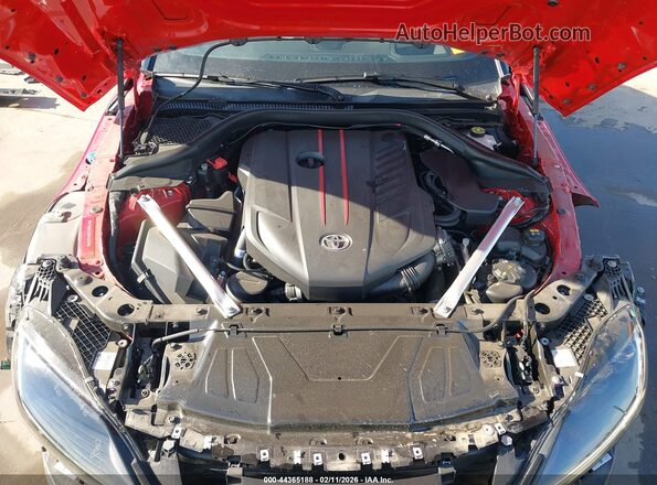 WZ1DB0C03NW046516 2022 TOYOTA GR SUPRA Red უკანა ხედი