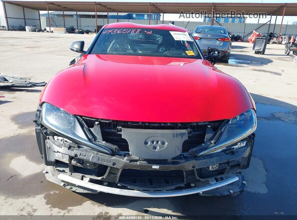WZ1DB0C03NW046516 2022 TOYOTA GR SUPRA Red უკანა სალონის ხედი
