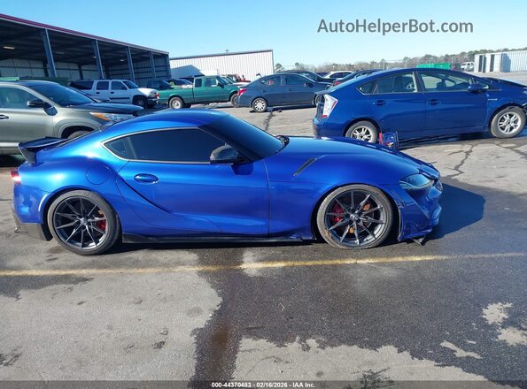 WZ1DB0G01PW054756 2023 TOYOTA GR SUPRA Blue Rear interior view