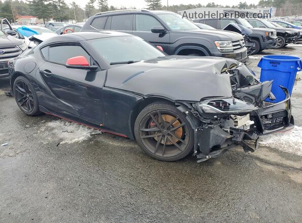 WZ1DB4C01LW021893 2020 TOYOTA SUPRA Черный Передняя правая четверть