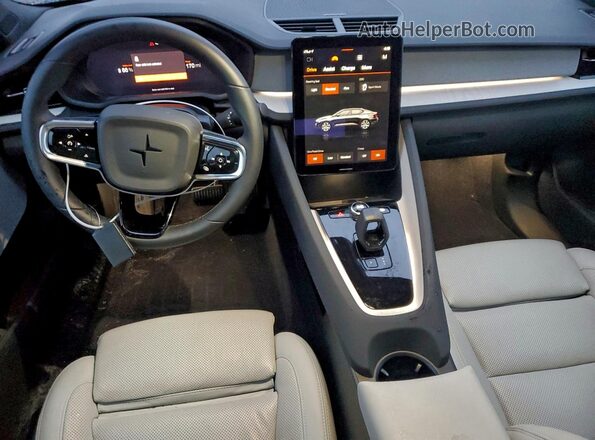 YSMET3KA9PL128755 2023 POLESTAR 2 Gray წინა პანელის ხედი