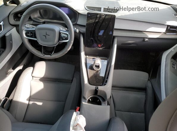 YSMFD3KA1RL210676 2024 POLESTAR 2 White წინა პანელის ხედი