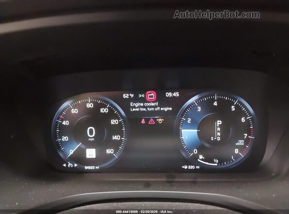 YV1102EM2L2374561 2020 VOLVO V60 Blue Հետևի նստատեղերի տեսք