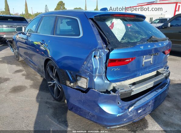 YV1102GM0K1087298 2019 VOLVO V90 Blue უკანა მარცხენა