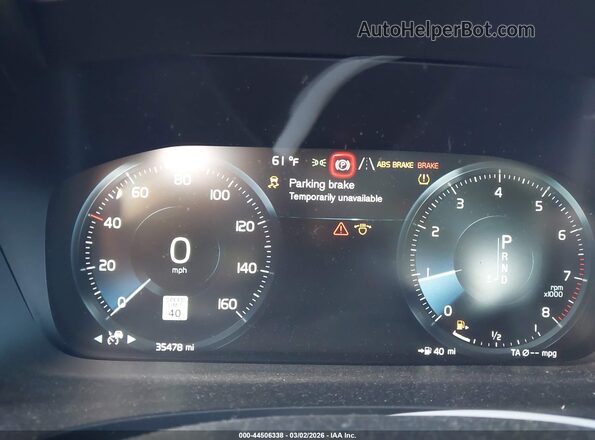 YV1102GM0K1087298 2019 VOLVO V90 Blue უკანა სავარძლების ხედი