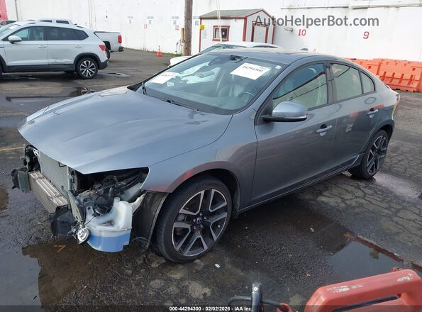 YV126MFL8H2437156 2017 VOLVO S60 Gray Front left