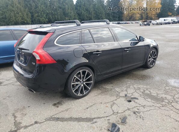 YV140MEK0H1357679 2017 VOLVO V60 Black უკანა მარჯვენა