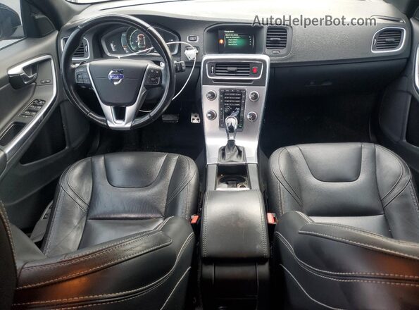 YV140MEK0H1357679 2017 VOLVO V60 Black წინა პანელის ხედი
