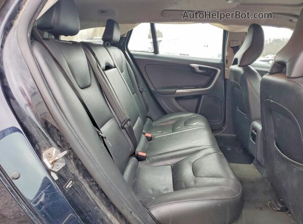 YV140MEK1H1330104 2017 VOLVO V60 Black უკანა სავარძლების ხედი