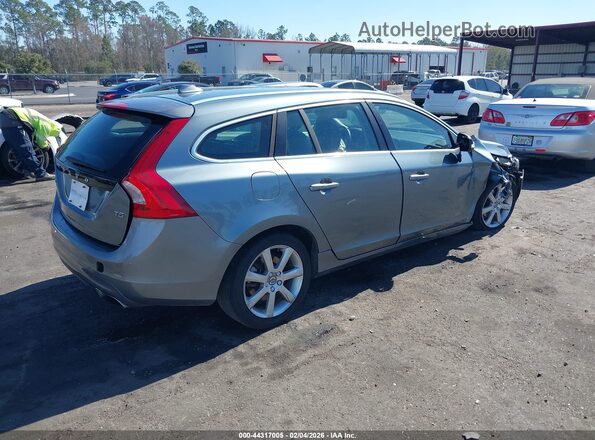 YV140MEK6H1373045 2017 VOLVO V60 Синий Задняя правая четверть