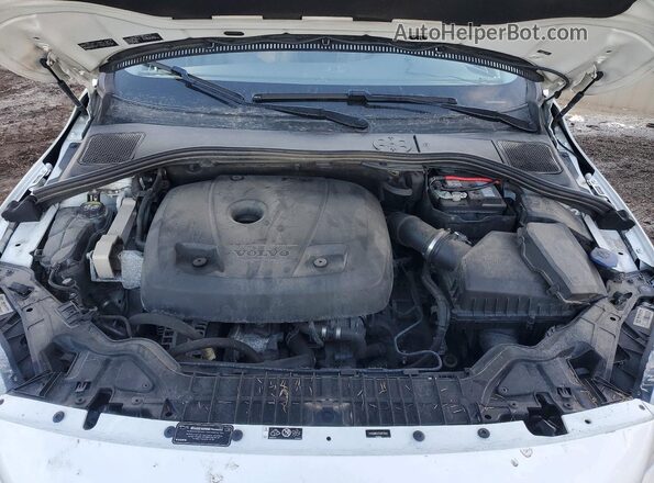 YV140MEK7H1372941 2017 VOLVO V60 White უკანა სალონის ხედი