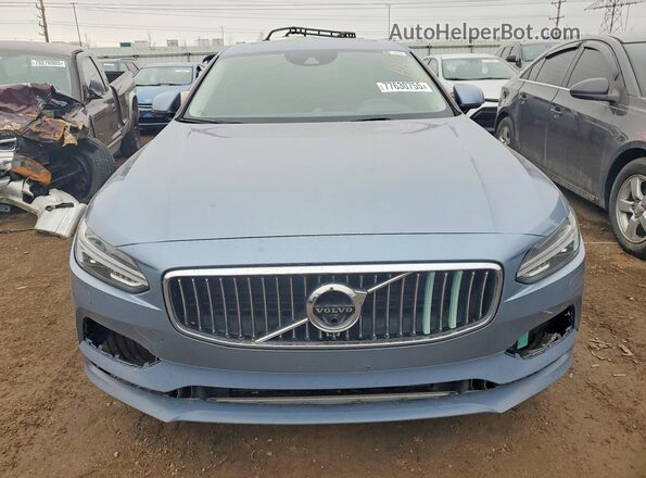 YV1A22ML7H1000995 2017 VOLVO S90 Blue Rear view