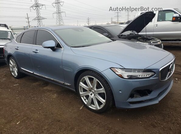 YV1A22ML7H1000995 2017 VOLVO S90 Blue Front view