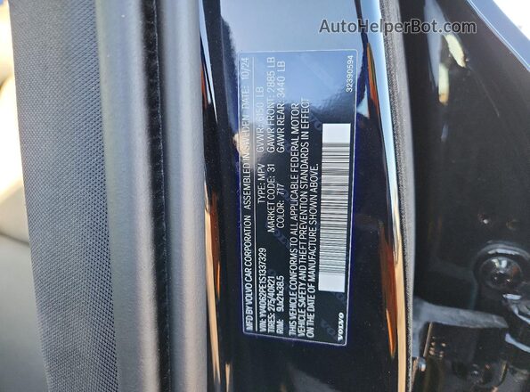 YV4062PE1S1337329 2025 VOLVO XC90 Black 360 interior view