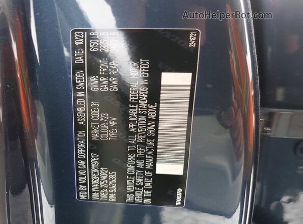 YV4062PE3R1197617 2024 VOLVO XC90 Blue 