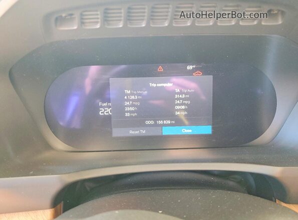 YV4062PE8R1196785 2024 VOLVO XC90 Black Instrument cluster view