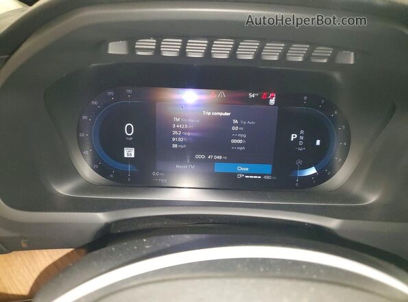 YV4062PE9R1194141 2024 VOLVO XC90 Gray Вид щитка приладів