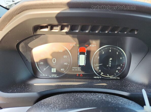 YV4102XK2G1085044 2016 VOLVO XC90 Silver Vista del cuadro de instrumentos