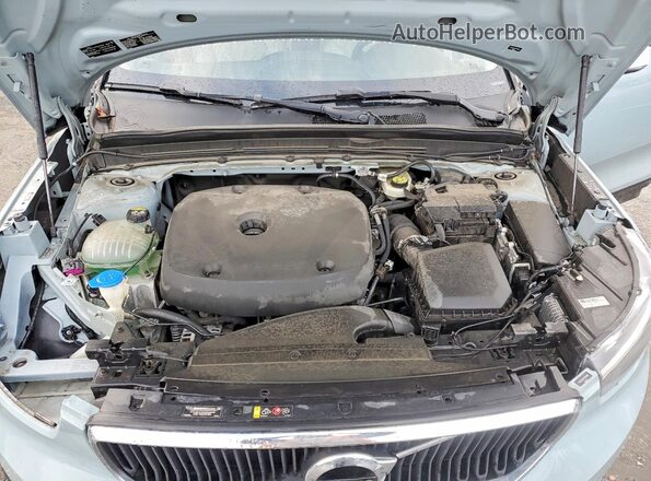 YV4162UK4K2140468 2019 VOLVO XC40 Blue Widok komory silnika