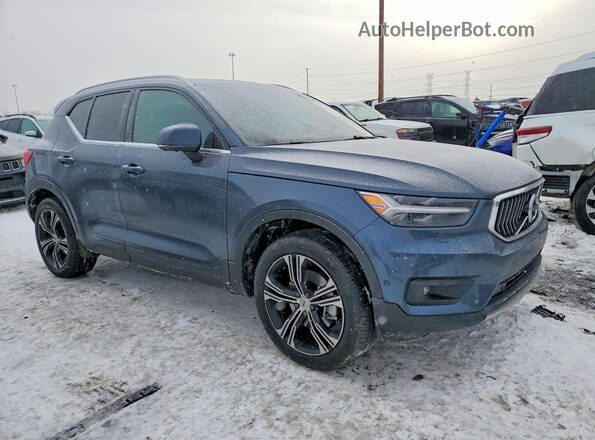 YV4162UL9N2788546 2022 VOLVO XC40 Blue Przód prawy