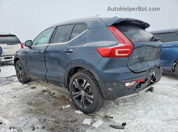 YV4162UL9N2788546 2022 VOLVO XC40 Blue Tył lewy
