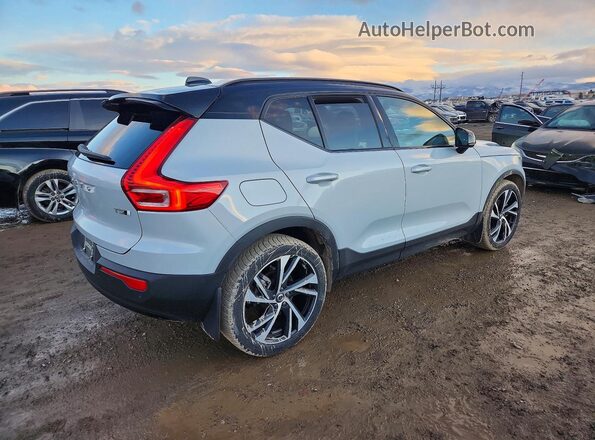 YV4162UM2M2525242 2021 VOLVO XC40 Gray Задня права чверть