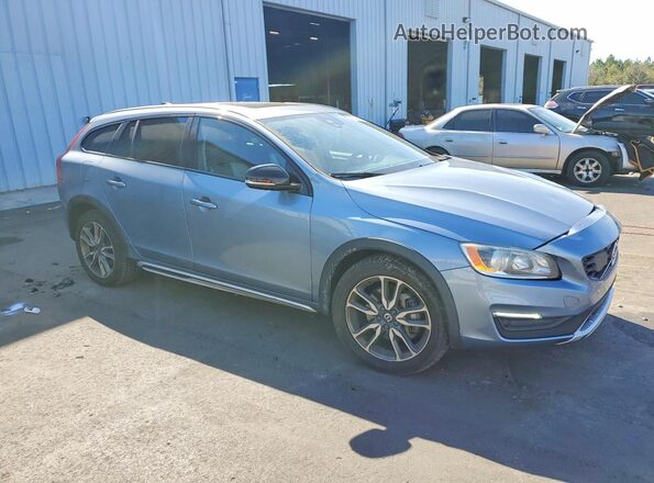 YV440MWK2J2058356 2018 VOLVO V60 Синий Передняя правая четверть