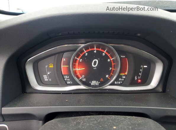 YV440MWK2J2058356 2018 VOLVO V60 Синий Вид щитка приборов