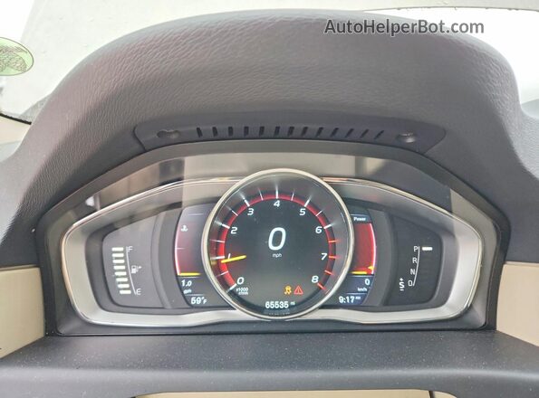 YV4612NK5G1260084 2016 VOLVO XC70 Brown Widok zestawu wskaźników