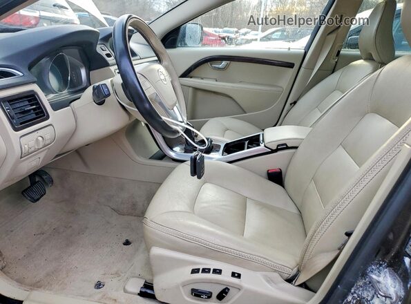 YV4612NK5G1262109 2016 VOLVO XC70 Tan Widok wnętrza z przodu