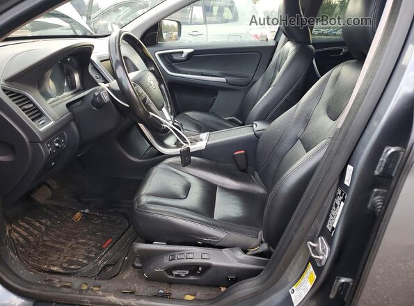 YV4612RK5G2783450 2016 VOLVO XC60 Gray Widok wnętrza z przodu