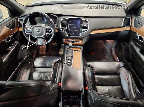 YV4A22PL0J1364339 2018 VOLVO XC90 Silver Առջևի վահանակի տեսք