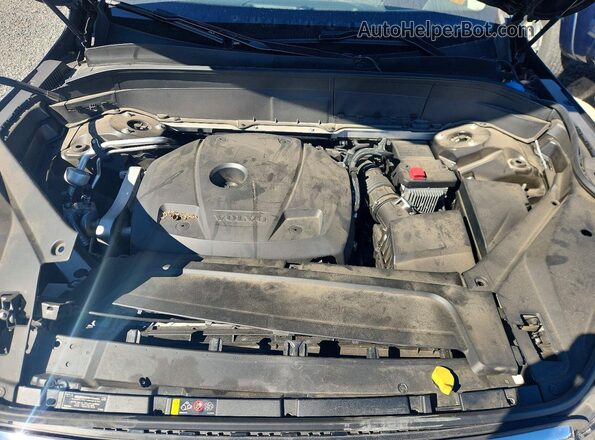 YV4A22PL3K1468373 2019 VOLVO XC90 Black ძრავის განყოფილების ხედი