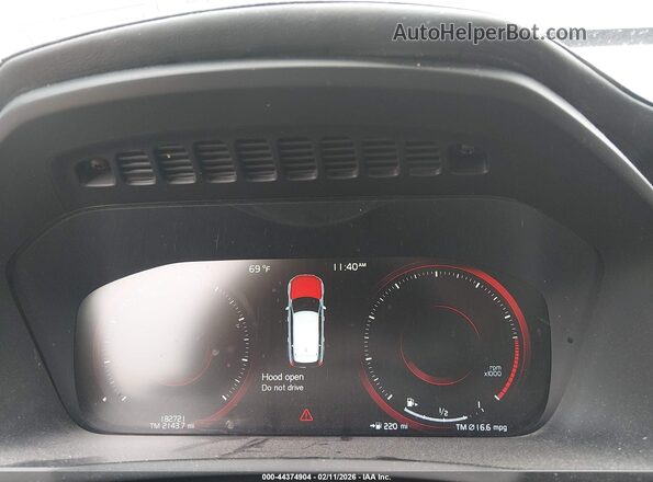 YV4A22PL9G1086212 2016 VOLVO XC90 Blue Вид задніх сидінь