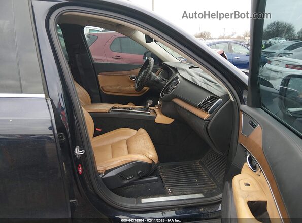 YV4A22PL9G1086212 2016 VOLVO XC90 Blue Вид салону спереду