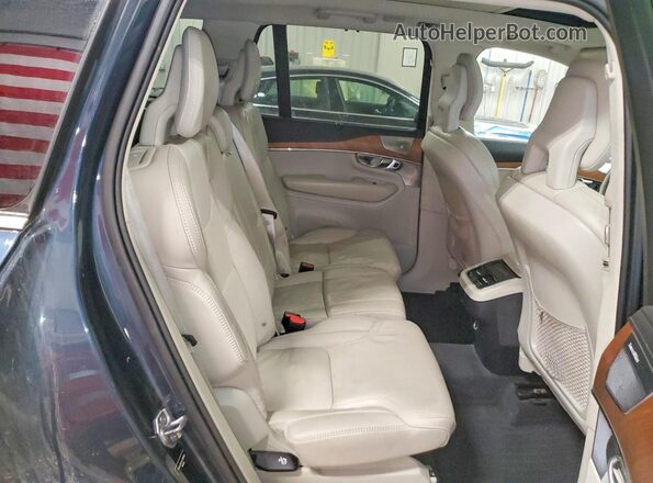 YV4A22PL9L1581245 2020 VOLVO XC90 Синий Вид задней части салона
