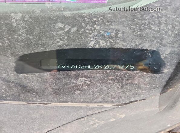 YV4AC2HL2K2071775 2019 VOLVO XC40 Gray VIN sticker view