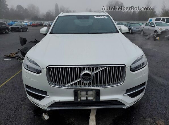 YV4BC0PL0H1126197 2017 VOLVO XC90 White წინა ხედი