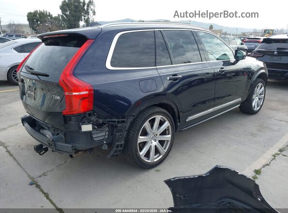 YV4BC0PL1H1111322 2017 VOLVO XC90 HYBRID Blue Задня права чверть