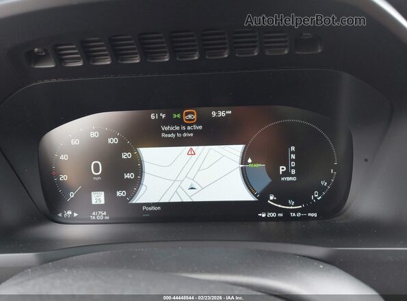 YV4BC0PL1H1111322 2017 VOLVO XC90 HYBRID Blue Вид задніх сидінь