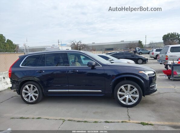 YV4BC0PL1H1111322 2017 VOLVO XC90 HYBRID Blue Панорамний вид салону 360°