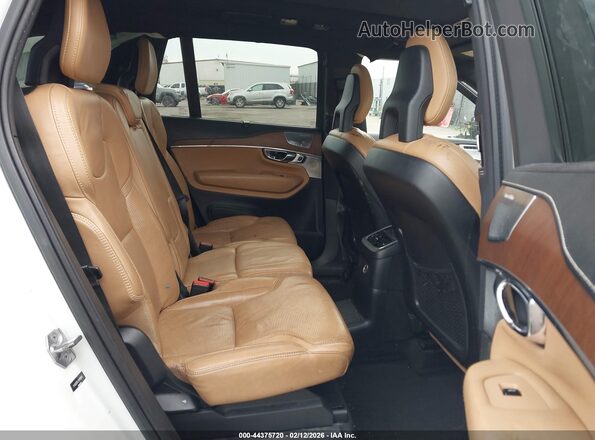 YV4BC0PL3H1119910 2017 VOLVO XC90 HYBRID White VIN sticker view