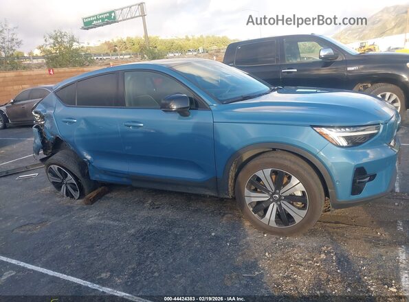 YV4ED3GL6P2065331 2023 VOLVO C40 RECHARGE PURE ELECTRIC Blue Widok wnętrza 360 stopni