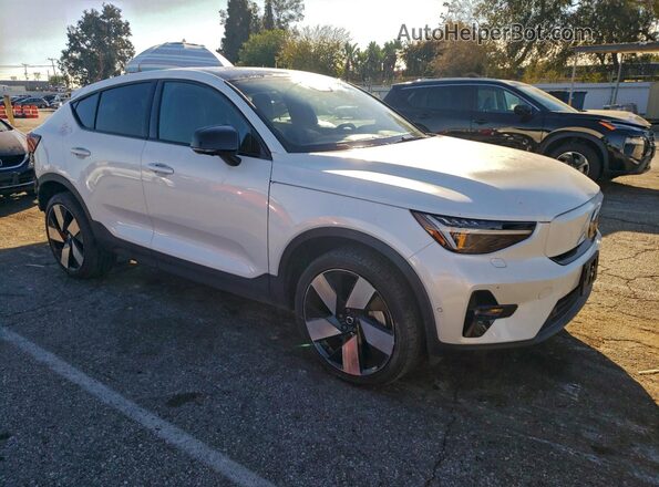 YV4ED3GM4P2055230 2023 VOLVO C40 White Przód prawy