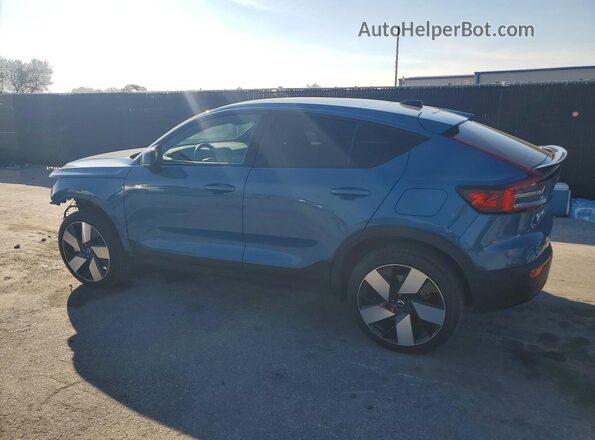 YV4ED3GM5P2029364 2023 VOLVO C40 Синий Задняя левая четверть