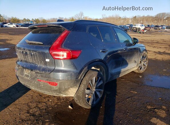 YV4ED3UB3N2657715 2022 VOLVO XC40 Blue Հետևի աջ