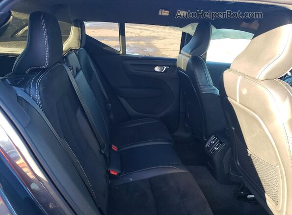YV4ED3UB3N2657715 2022 VOLVO XC40 Blue Հետևի նստատեղերի տեսք