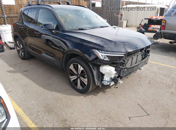 YV4ED3UK4P2979881 2023 VOLVO XC40 RECHARGE PURE ELECTRIC Black Вид задньої частини салону