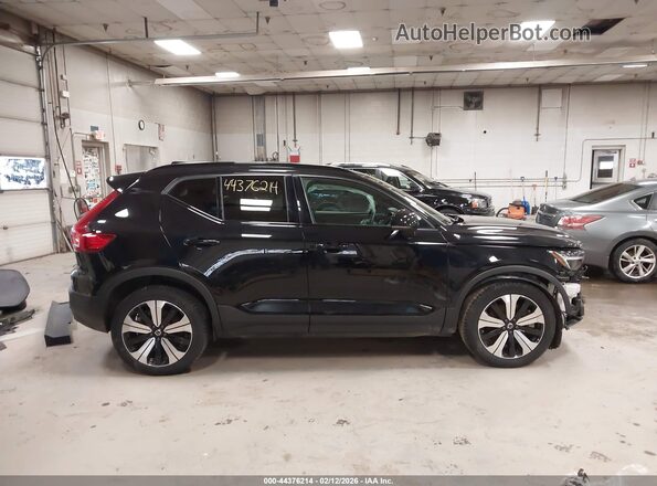 YV4ED3UL2P2963901 2023 VOLVO XC40 RECHARGE PURE ELECTRIC Черный Панорамный вид салона 360°